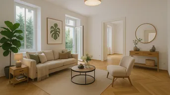 Expose WOW! TOP LAGE in unmittelbarer Nähe zum Augarten + teilsaniertes Altbaujuwel mit großzügigem Balkon + absolut ruhige Innenhoflage