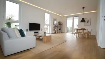 Expose Wohnen, wie Sie es verdienen – Traumhafte 3-Zimmer-Wohnung in zentraler Lage mit gigantischer Sonnenterrasse im Luxus-Neubau!