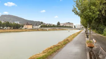 Expose SALZBURG STADT - NÄHE SALZACHKAI: 3 Zimmer, 2 Balkone, 2 Bäder, 2. Stock, 1 Lift