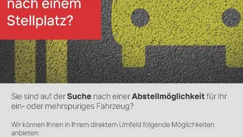 Expose Vor Unwettern geschützt sein! Tiefgaragenplätze in sicherer Umgebung in der Tiefgarage Forellenweg - Suttnerstraße