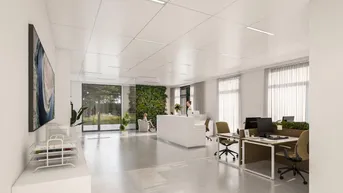Expose 191,49 m² Büro-/Ordinations- u. Geschäftsflächen auf einer Ebene mit flexiblen Ausbaumöglichkeiten direkt an der Salzburger Straße