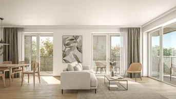 Expose Ruhelage am Bindermichl: Perfekt aufgeteilte 3-Zimmer Wohnung mit 26 m² großem Balkon
