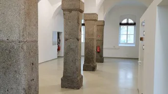 Expose DRAGONER HÖFE: Büro-/Atelier-/Ordi-/Geschäftsfläche exklusiv u. einzigartig - Gewölbe, Granitsäulen, beeindruckende Raumhöhe...- weitreichender Gestaltungsfreiraum in historischem Gemäuer