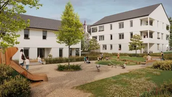 Expose PROVISIONSFREI - Erstbezug! - Sonnige 4-Zimmer-Maisonette mit Terrasse und Gartenfläche - geförderte Miete - 4 Zimmer 