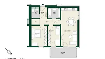 Expose PROVISIONSFREI - Hartberg Bau 33 - geförderte Miete - 3 Zimmer 
