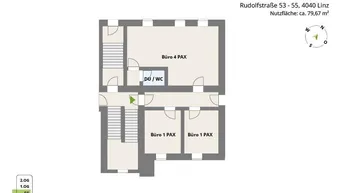 Expose 80 m² Start-Up Bürofläche in Urfahr zu vermieten! Umzugsmonat Gratis!