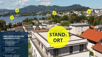 Expose Familien-Gartentraum mit Seeblick am prominenten Traunsee-Ostufer