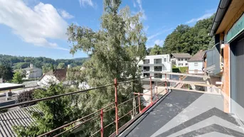 Expose Außergewöhnliches 4-Zimmer Penthouse mit großem Balkon in Puchenau!