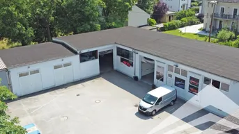 Expose Vielseitige Lagerhalle/Werkstatt mit Parkflächen direkt an der Wienerstrasse!