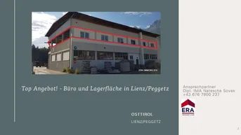 Expose Top Angebot! - Büro und Lagerfläche in Lienz/Peggetz
