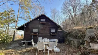 Expose [06501] Almhütten Flair - Idyllisches Grundstück mit Holzhaus nähe Ternitz!
