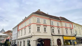 Expose [05783] Büroräumlichkeiten am Hauptplatz von Wiener Neustadt, 2. OG 