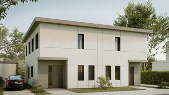 Expose ++ NEUBAU-HIGHLIGHT IN KOTTINGBRUNN ++ Stilvolle Doppelhaushälften mit Garten &amp; Carport