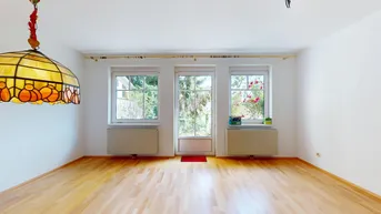 Expose +NEU+ Wohnen in idyllischer Ruhelage – Charmantes Reihenhaus mit Garten, Terrasse und Garage in Klosterneuburg