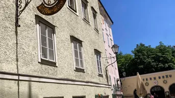 Expose Salzburg Stadtzentrum Wohn- und Geschäftshaus im historischen Badergässchen, 380 qm Wohnnutzfläche
