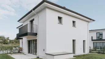 Expose Bauprojekt Saalach Living: hochwertige Doppelhaushälfte