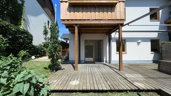 Expose Hallwang: 4-Zimmer-Gartenwohnung mit großer Südwest-Terrasse!