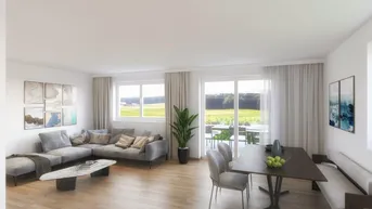 Expose FernBlick 3: 4-Zimmer-Gartenwohnung mit Südterrasse in Perwang am Grabensee!