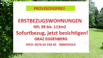 Expose SOFORTBEZUG, APPARTEMENTS 39-113m2 NFL ERSTBEZUG jetzt rasch besichtigen