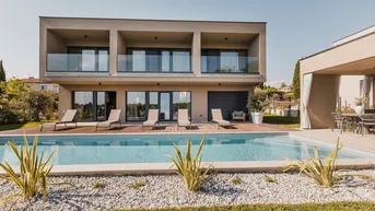 Expose Neubau-Villa komplett möbliert mit Pool und Jacuzzi - Porec Umgebung