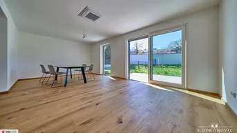 Expose NEU! ++ PROVISIONSFREI FÜR DEN KÄUFER ++ ERSTBEZUG NÄHE BADETEICH HIRSCHSTETTEN ++ MODERNES 4-ZIMMER-HAUS MIT GROSSEM GARTEN &amp; KELLER ++ QUALITÄT VOM AUSGEZEICHNETEN BAUTRÄGER ++ EIGENTUM IN 1220 WIEN ++