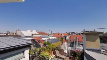 Expose Dachgeschosswohnung der Superlative: 3 Zimmer mit viel Freifläche &amp; Luxus pur in Citynähe : ab November zur Anmietung frei!