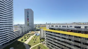 Expose Möblierte 3 ZIMMER im 10. Stock mit herrlichem Ausblick auf die City-Line: 2 Minuten zur U-Bahn: