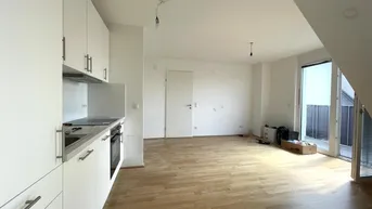 Expose Top-moderne 2 Zimmer Wohnung mit Terrasse nahe "AM SPITZ"! Top-Ausstattung!