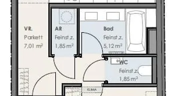 Expose U4-Nähe!!! Klimatisierter ERSTBEZUG mit über 10m² Außenfläche im DG!