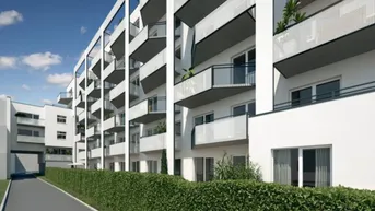 Expose NEUBAU! Schöne 2-Zimmer-Wohnung plus Küche, mit Balkon und TG-Platz in LKH-Nähe!