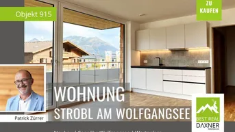 Expose 2 Zimmer Neubau Terrassenwohnung in Strobl am Wolfgangsee