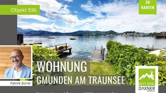 Expose Ferienwohnung in Ruhelage von Gmunden. 100 Meter zum See!