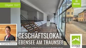 Expose Attraktives Geschäftslokal in Ebensee zu mieten
