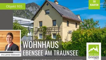 Expose Wohnhaus mit separater Einliegerwohnung in sonniger Lage von Ebensee am Traunsee