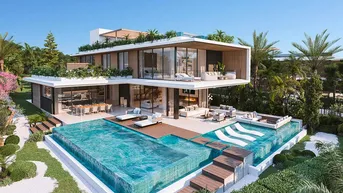 Expose Luxus Designer-Villa in Golden Mile/ Marbella – Privatsphäre in Top-Lage