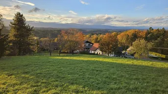 Expose 3600m² Herrliche Baugrundstücke und ca. 6400m² Freiland in Ruhelage mit Blick auf Graz und Koralpe (31500)