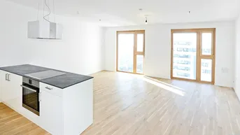 Expose Sonnwendviertel: 4-Zimmer-Wohnung mit Balkon im 6. OG – Fitnessraum, Co-Working &amp; Rooftop-Terrasse inklusive!