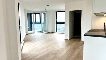 Expose Wohnen im High Five ab 01. Juni ++ 1 Zimmer Wohnung mit Loggia und Fußbodenheizung im 17. OG