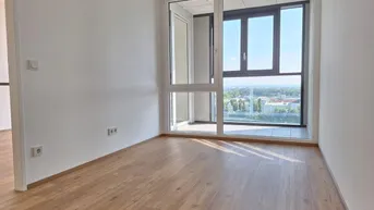 Expose Wohnen im 15.OG! 2-Zimmer Wohnung mit voll ausgestatteter Einbauküche und Loggia