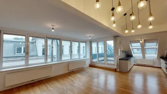 Expose Traumhafte 3-Zimmer-Wohnung mit Terrasse direkt an der Mariahilfer Straße!
