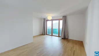 Expose Sonnwendviertel: 1 Zimmer-Wohnung mit Balkon im 4. OG – Fitnessraum, Co-Working &amp; Rooftop-Terrasse inklusive!