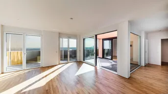 Expose Skyline-Feeling im 34. Stock des Q-Tower mit Südost-Ausrichtung