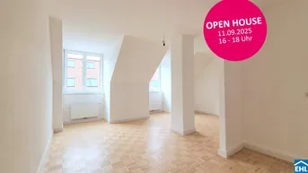 Expose Kaufpreissenkung &amp; GRATIS Goodie! Entdecken Sie die charmante Altbau-Oase im Dachgeschoß mit Garten!