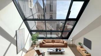Expose Spektakuläre Dachgeschoßmaisonette mit Terrassentraum und Blick auf die Canisiuskirche