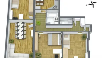 Expose 8020 Graz-Gries: Helle 4 Zimmer-Wohnung im 6. Liftstock mit guter Öffi-Anbindung und Glasfaseranschluss