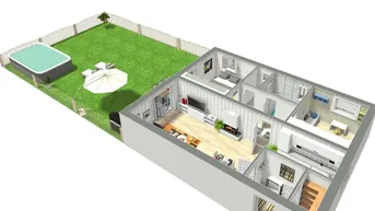 Expose Herrliche unverbaute Fernsicht ..Gartenwohnung .. überdachte Terrasse .. Barrierefrei ..