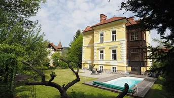 Expose 8600 Bruck an der Mur: Traumhafte Gründerzeit-Villa mit schönem Garten und beheizbaren Pool