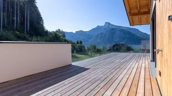 Expose Neuer Preis!!! Sensationelles Penthouse mit 4 Zimmern, Seeblick, Badeplatz am Mondsee - Erstbezug, PROVISIONSFREI