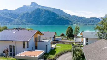 Expose Erstbezugstraum mit Garten am Mondsee - Traumhafter Seeblick und eigener Badeplatz - perfekt für Naturliebhaber! PROVISIONSFREI