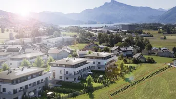 Expose BAUSTART ERFOLGT! Mondsee - Moderne 3-Zimmer Wohnung mit Balkon, Garage und Lift - BAURECHTOBJEKT - PROVISIONSFREI